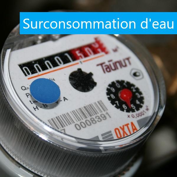 Surconsommation eau